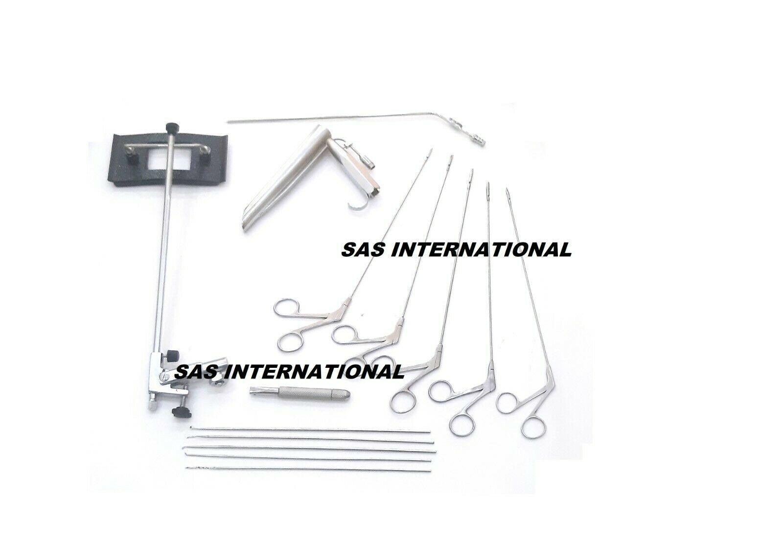 Micro Laryngeal Pedestal Laryngoscope Set Of 14 For ENT Surgery