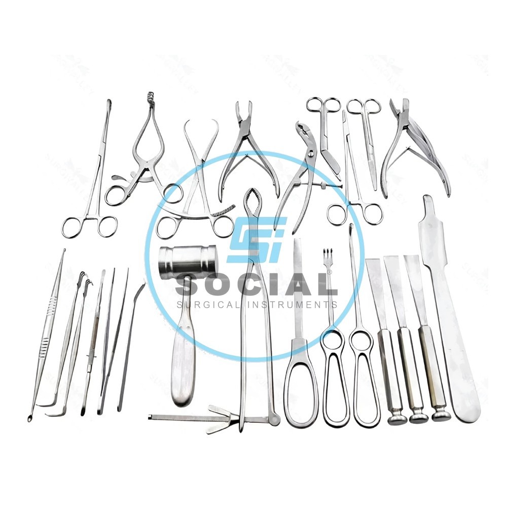 Basic Orthopedic Surgery Set of 25 Pcs Surgical Set Orthopedic instruments