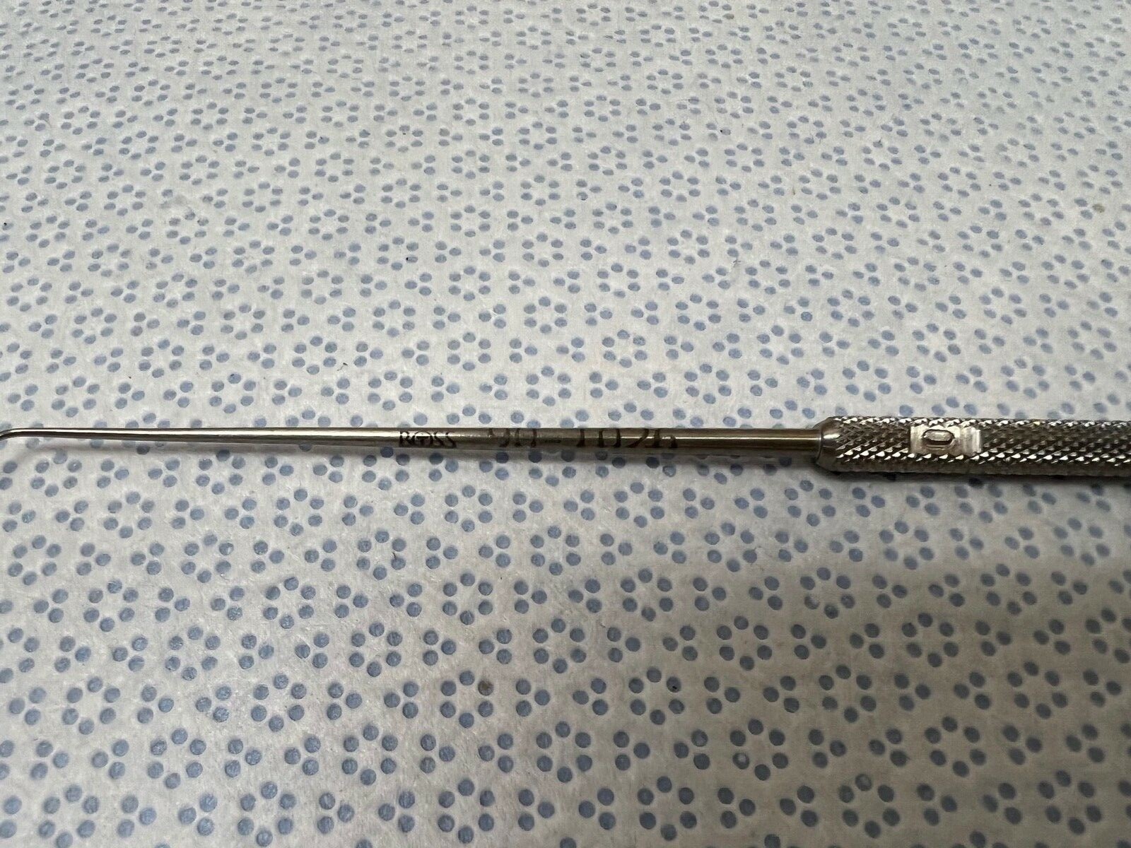 Boss 90-1026 Surgical 6″ Curved Buck Ear Curette ENT