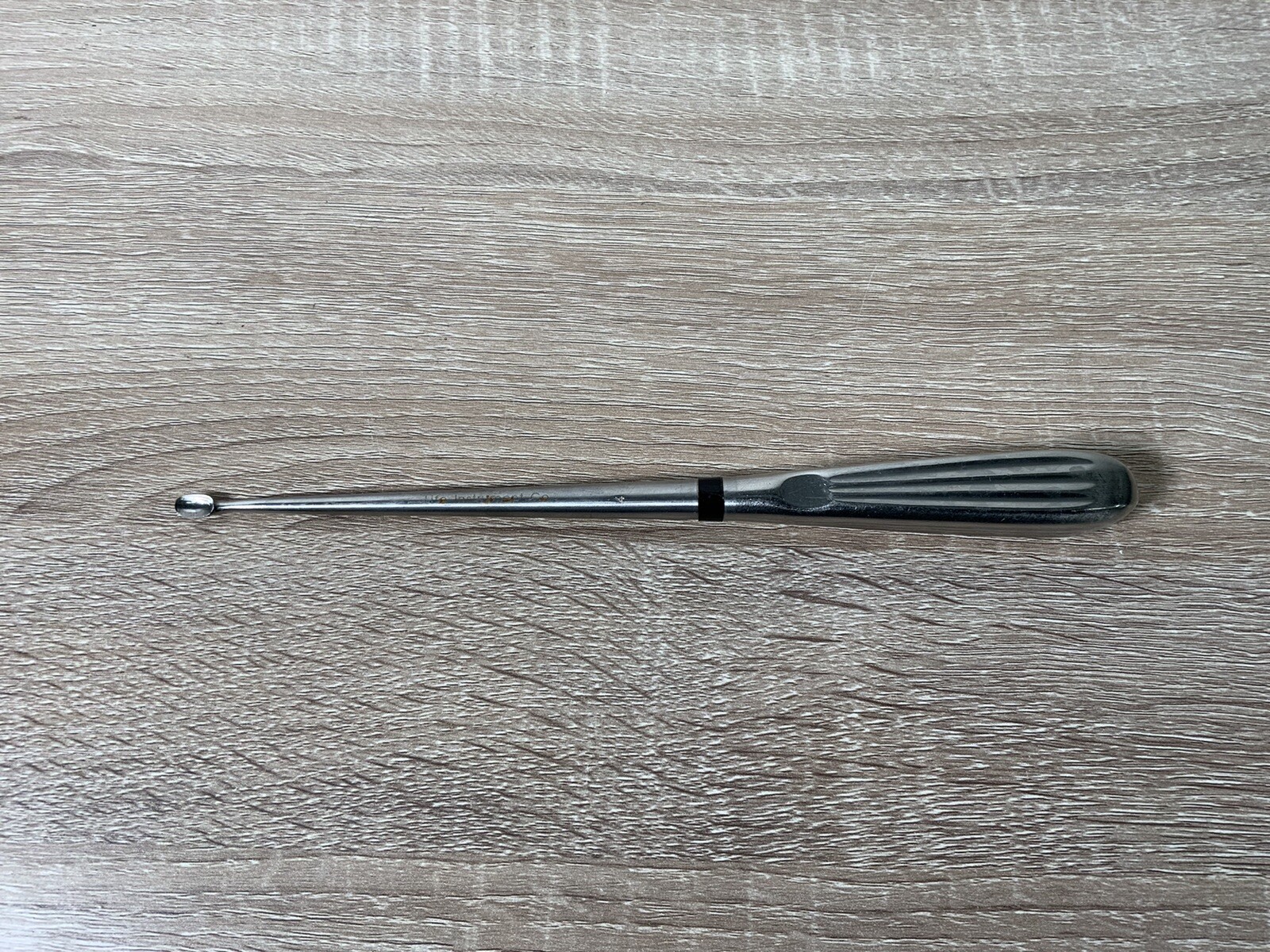 Life Instrument Co. 810-0904-0 Brun Curette, Straight, Size 4