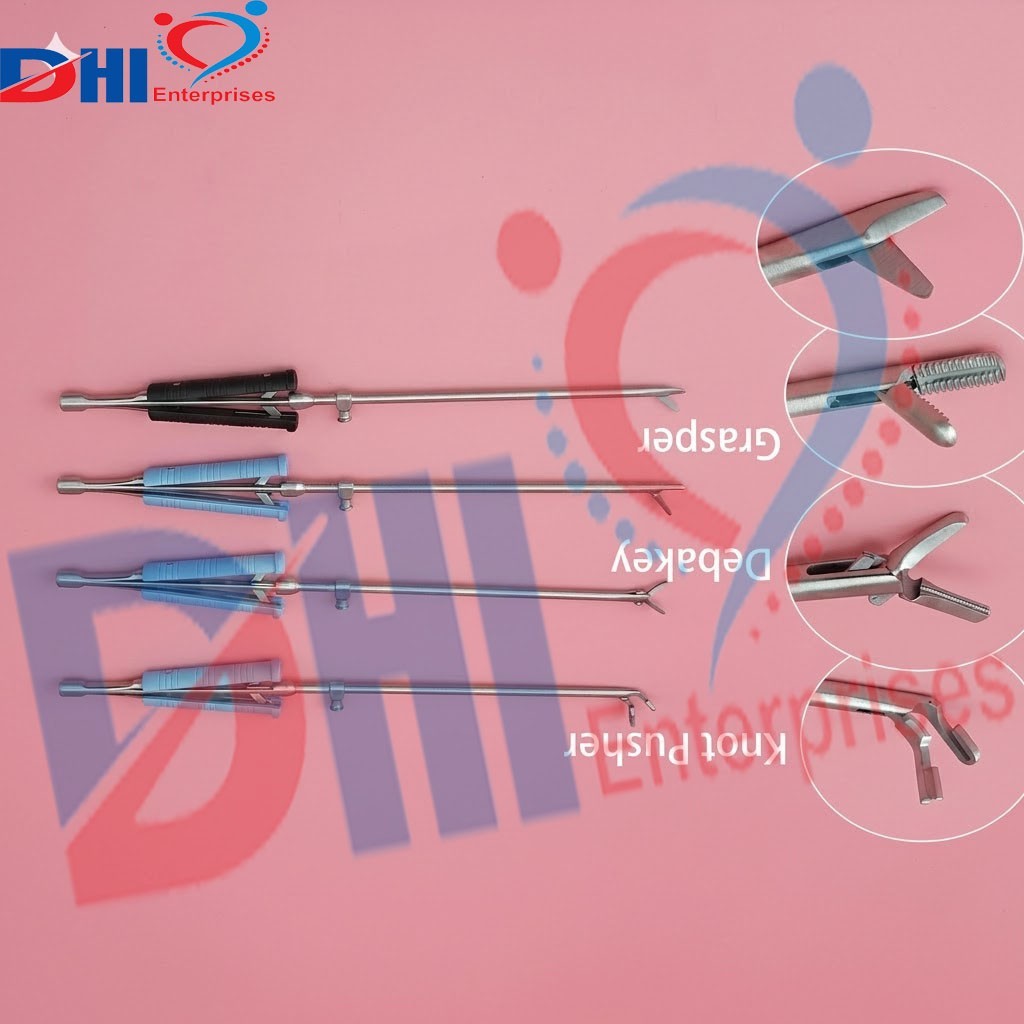Basic Valve XS Surgery Instruments Set 4pcs Cardiac Surgery Set Premium Quality