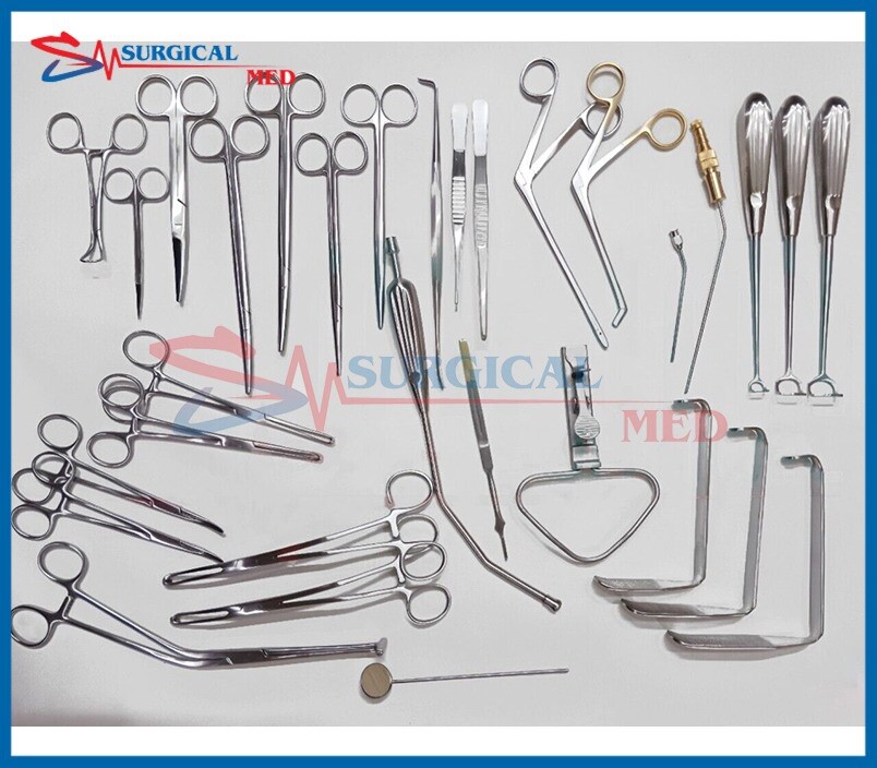 30 Pcs Set Tonsil& Adenoid Tray Surgical Instruments