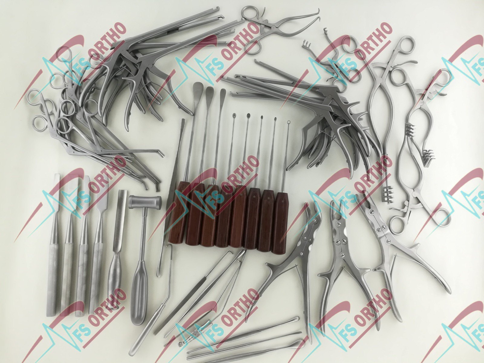 Laminectomy Complete Instrument Set Of 47 PCs Spine Orthopedic Instrument