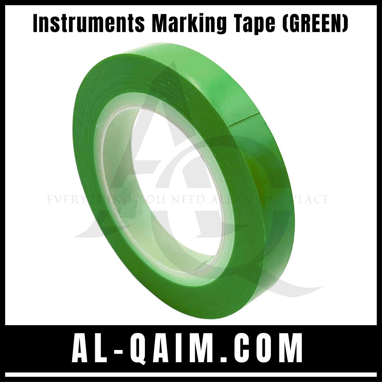 3M Green Surgical Instruments Identification Marking Tape 200” L x 0.25”W