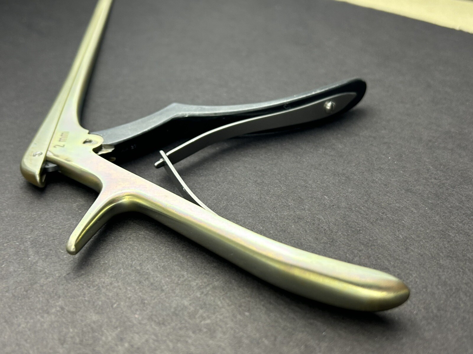 RUGGLES RB5862 Ultra Coat Micro Kerrison Rongeur 40° Up 2mm 10mm Bite 8in WL