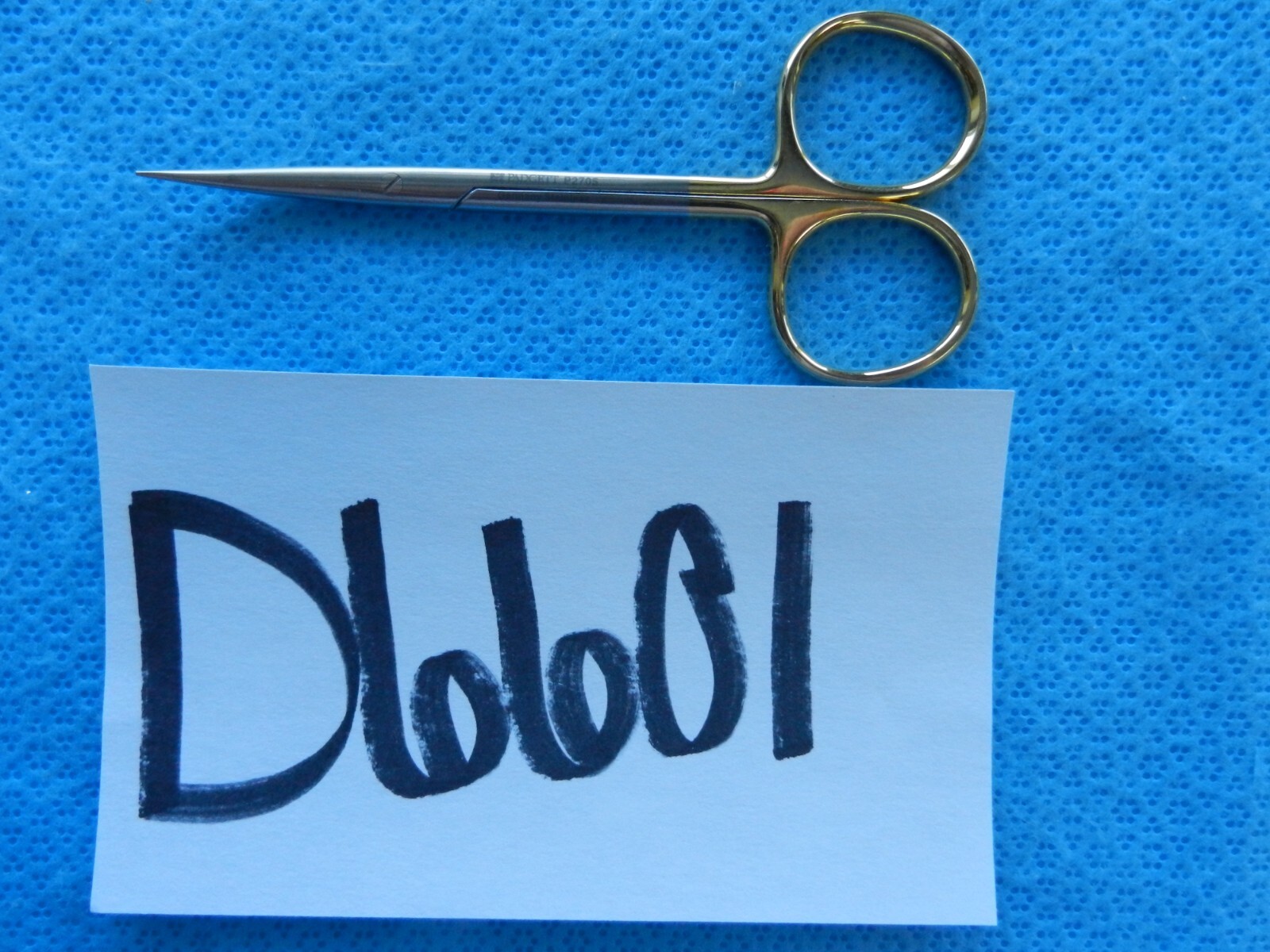 D6601 Padgett Iris Sharp Curved Surgical Scissors 11.4cm P2705