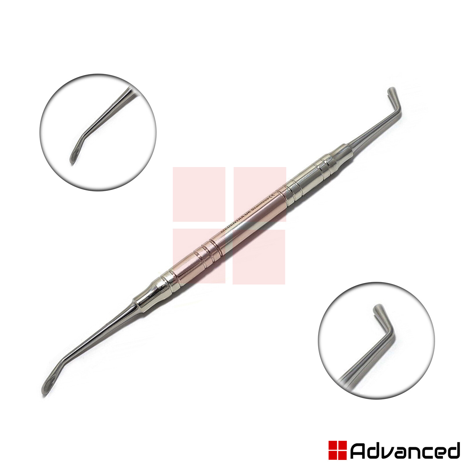 Dental Implant Surgical Instruments Palti Spoon Scoop Scraper Bone Graft Packer