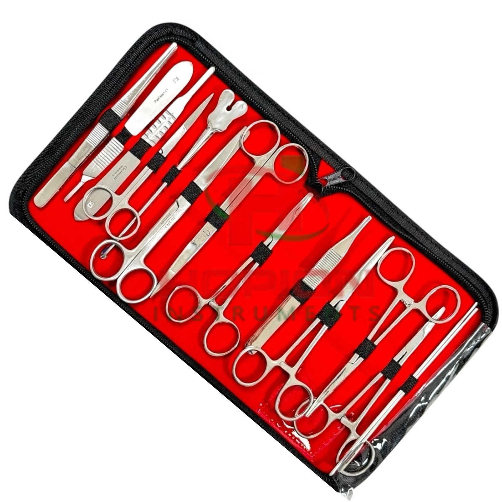 54 PCS MINOR SURGERY DISSECTION DISSECTING STUDENT KIT SURGICAL INSTRUMENTS