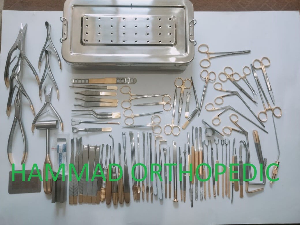 Major rhinoplasty instruments set of 83 Pcs,Nose & plastic surgery German Steel