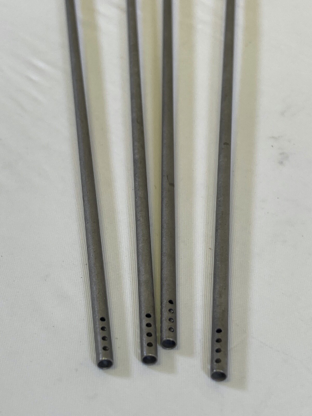 Set of 4 ATC Technologies Modulap Suction/Irrigation Probes w/ Holes 3mm X 32cm