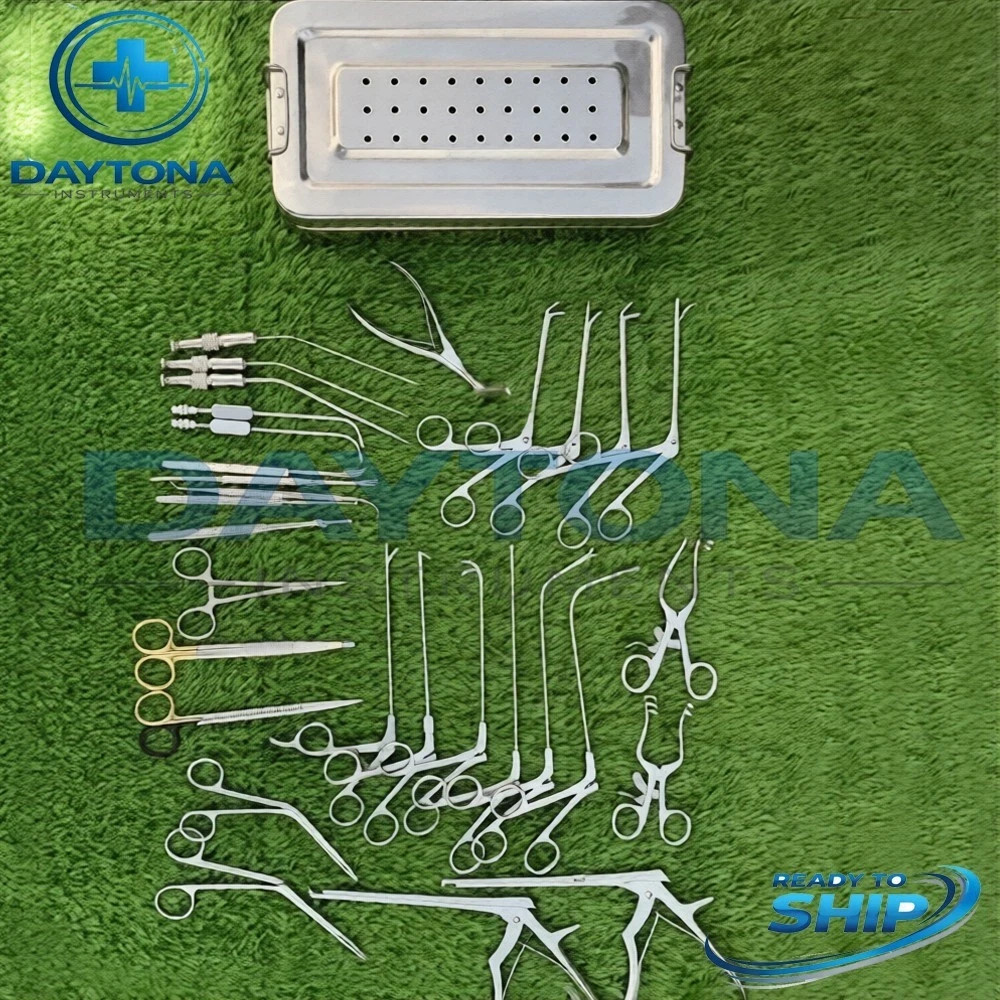 Fess Instruments Set, Complete Set of Endoscopic Sinus Surgery Instruments