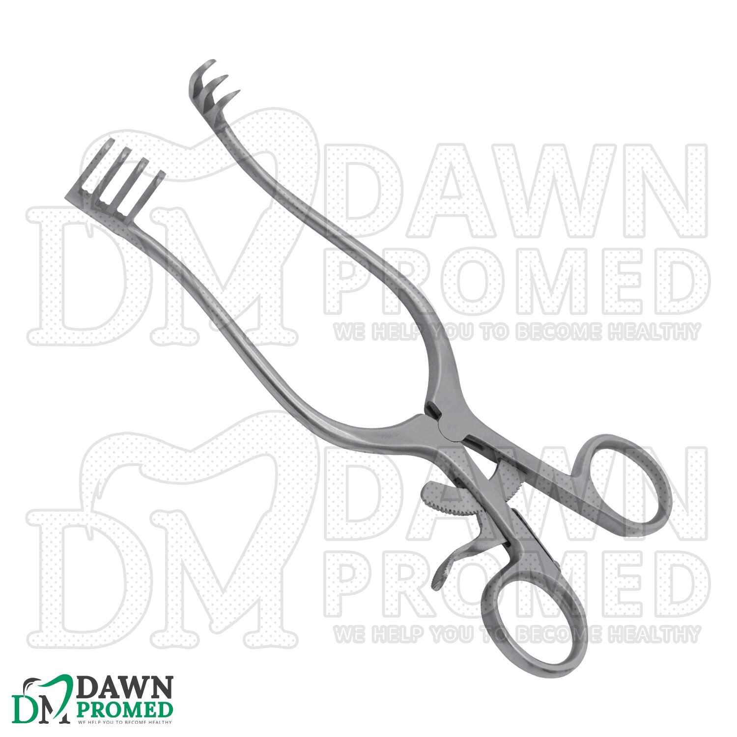 Weitlaner Retractor 9.5″ 3×4 Prong Sharp Surgical Veterinary Instrument German G