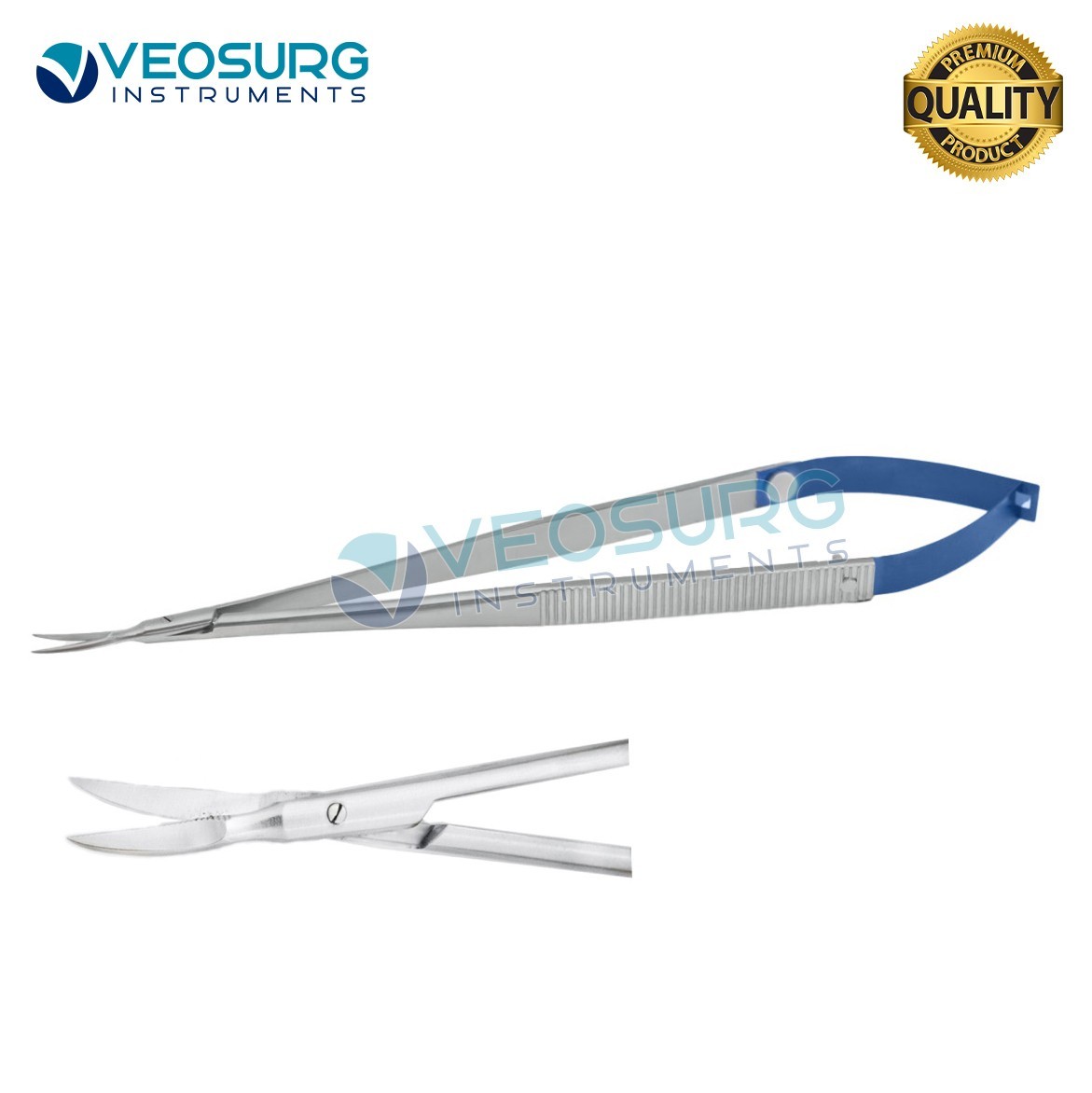 Kamiyama Microscissors Straight 180mm Serrated Mini Blade
