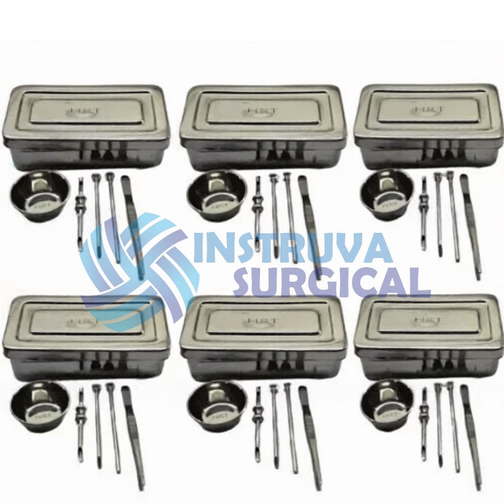 6 Sets HRT Trocar 3.5 mm & 4.5mm Hormone Replacement Pellet Insertion Kit
