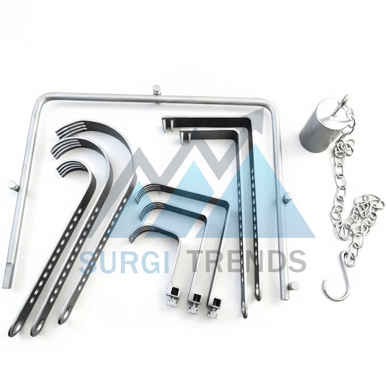 Charnley Initial Incision Retractor Complete Set of 10 Pcs Surgical Instruments
