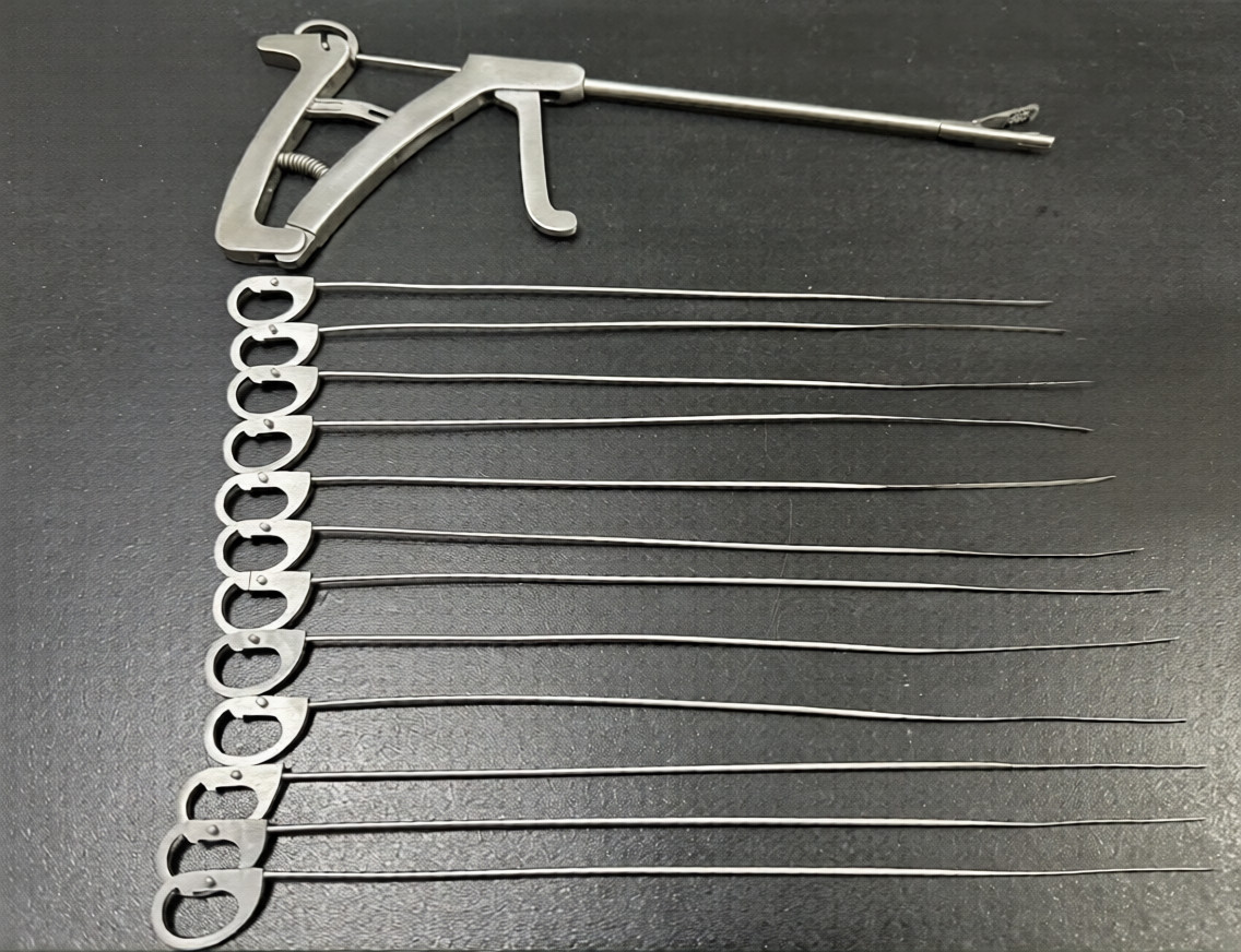 Scorpion Suture Passer Straight With 12 Needles Extra Arthroscopy Instruments
