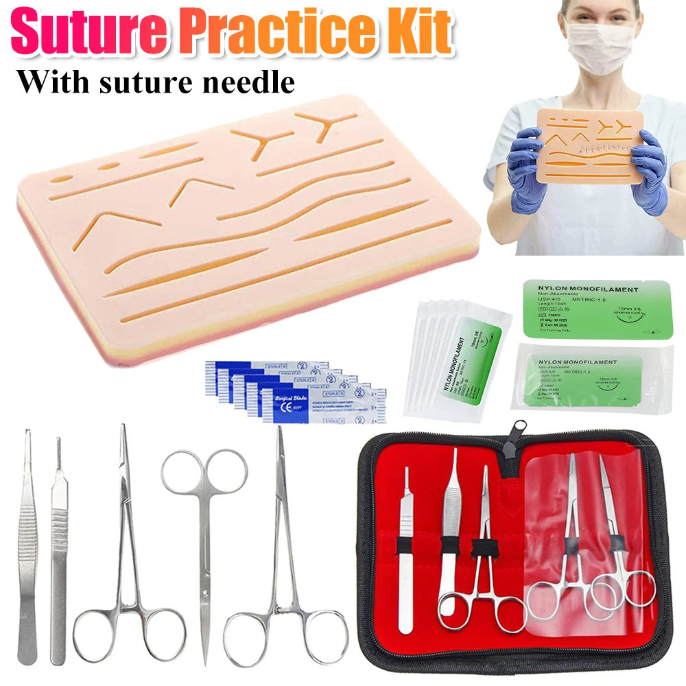 Suture Practice Kit for Medical Students – 1-4 Set Surgical Training Tools