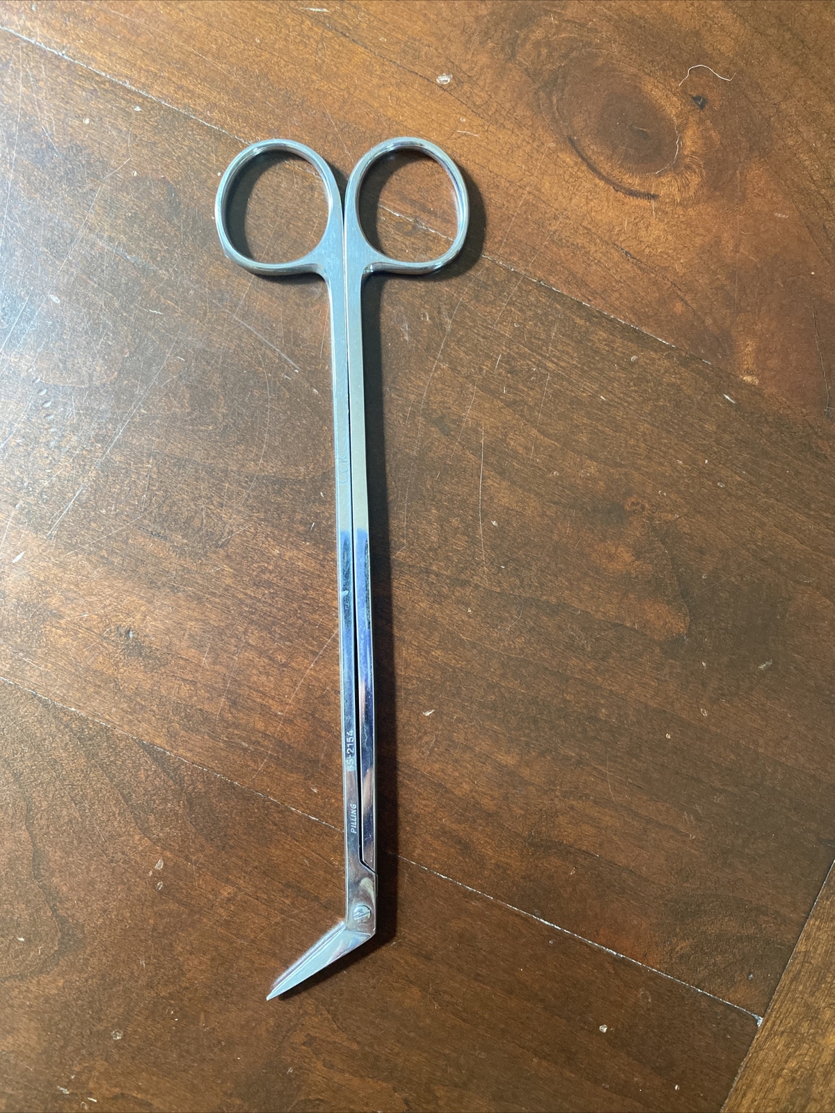 Potts Smith Scissors, 60° Angle, Mirror-Finish