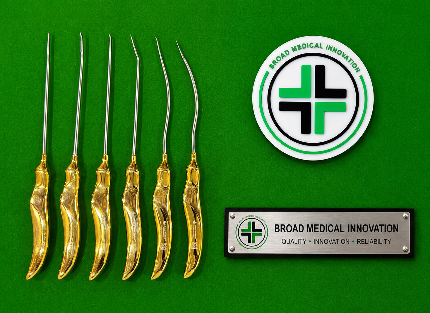 Face Lift Browlift Dissector & Elevator Set of 6 Pcs Plastic Surgery Instrument