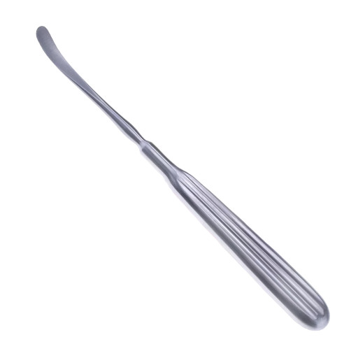 Set of 2 Adson Periosteal Elevator, 6.5″, Curved, 7 mm wide, Semi-Sharp Blade