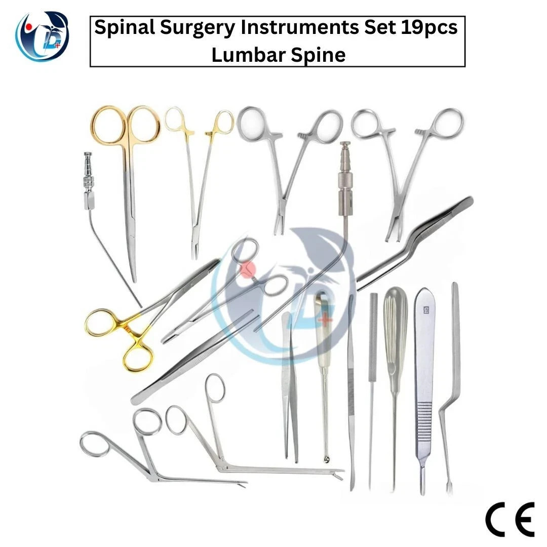 Spinal Surgery Instruments Set 19pcs Lumbar Spine Instruments Spinal Surgical In
