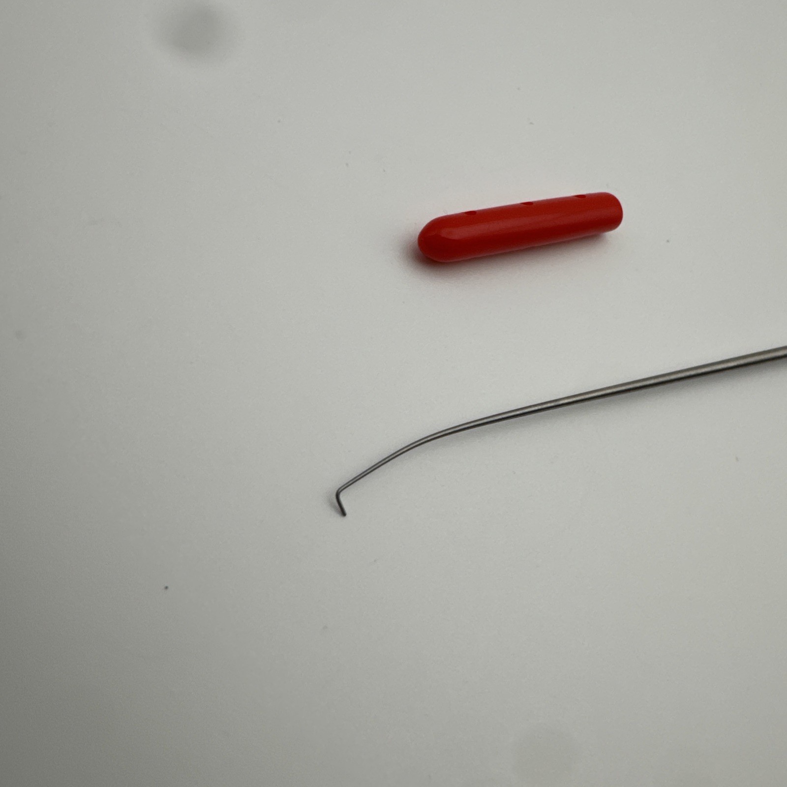 Miltex 19-220 Day Ear Hook, Small (size 1), Blunt Tip, 0.3mm Diameter, 6-1/2″,