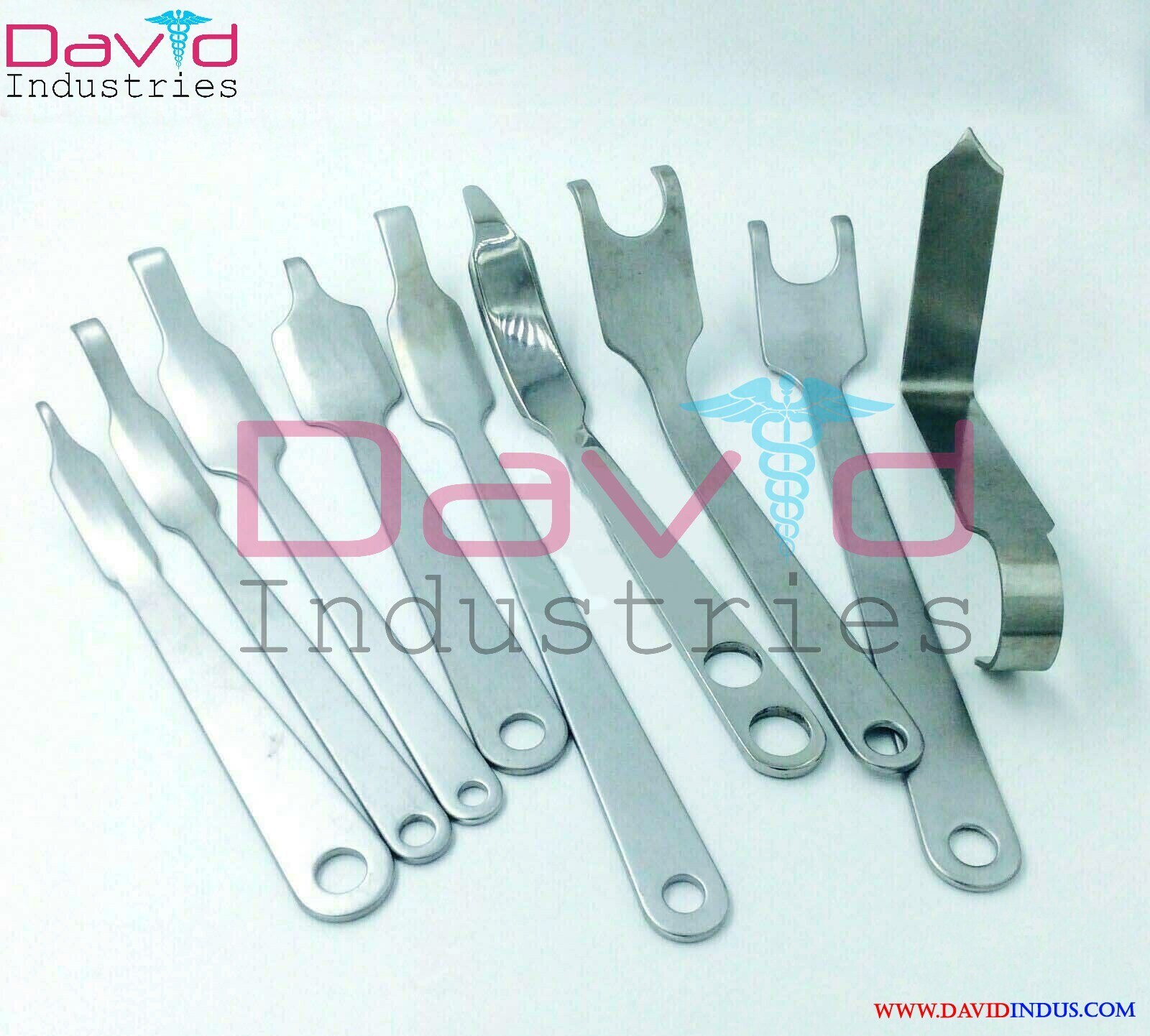 9 Pcs Hohman Hip joint Retractors Bone Levers Orthopedic Surgical FREE SHIPPING