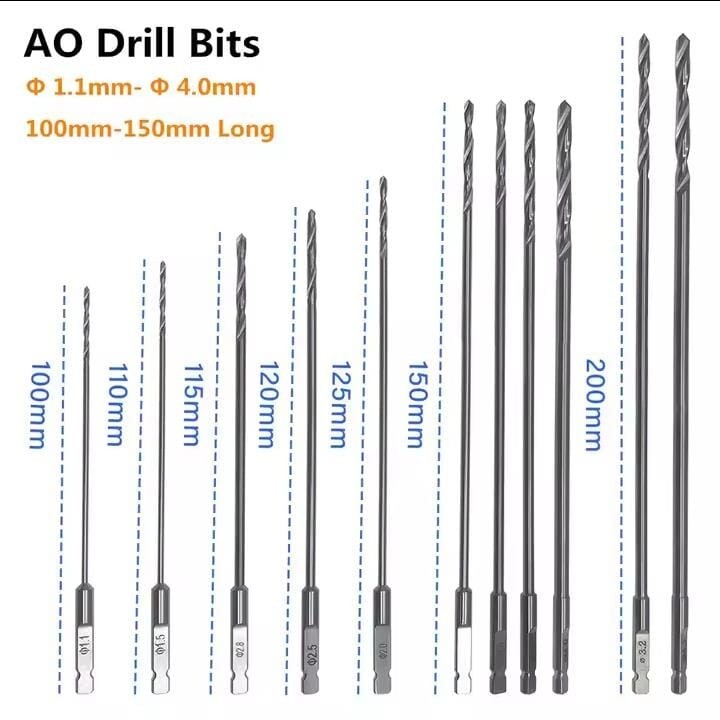 Orthopedic AO Quick Coupling Bit Orthopedic Surgical Bone Drill Veterinary