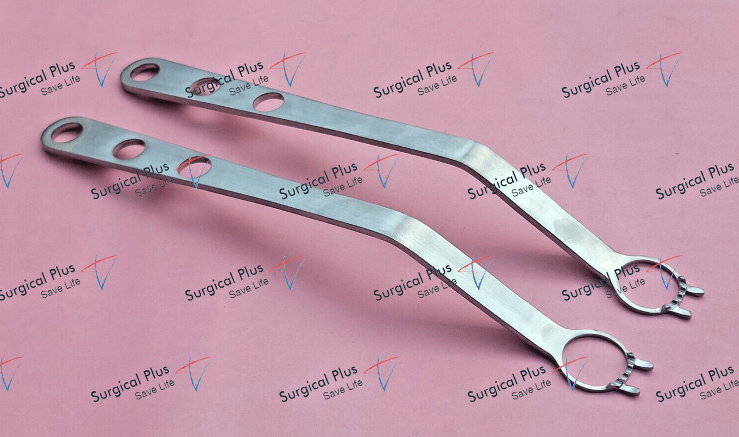 2 Pcs Glenoid Access Retractor Hole Diameter 36x30MM O/L 13.5″ Shoulder Ortho