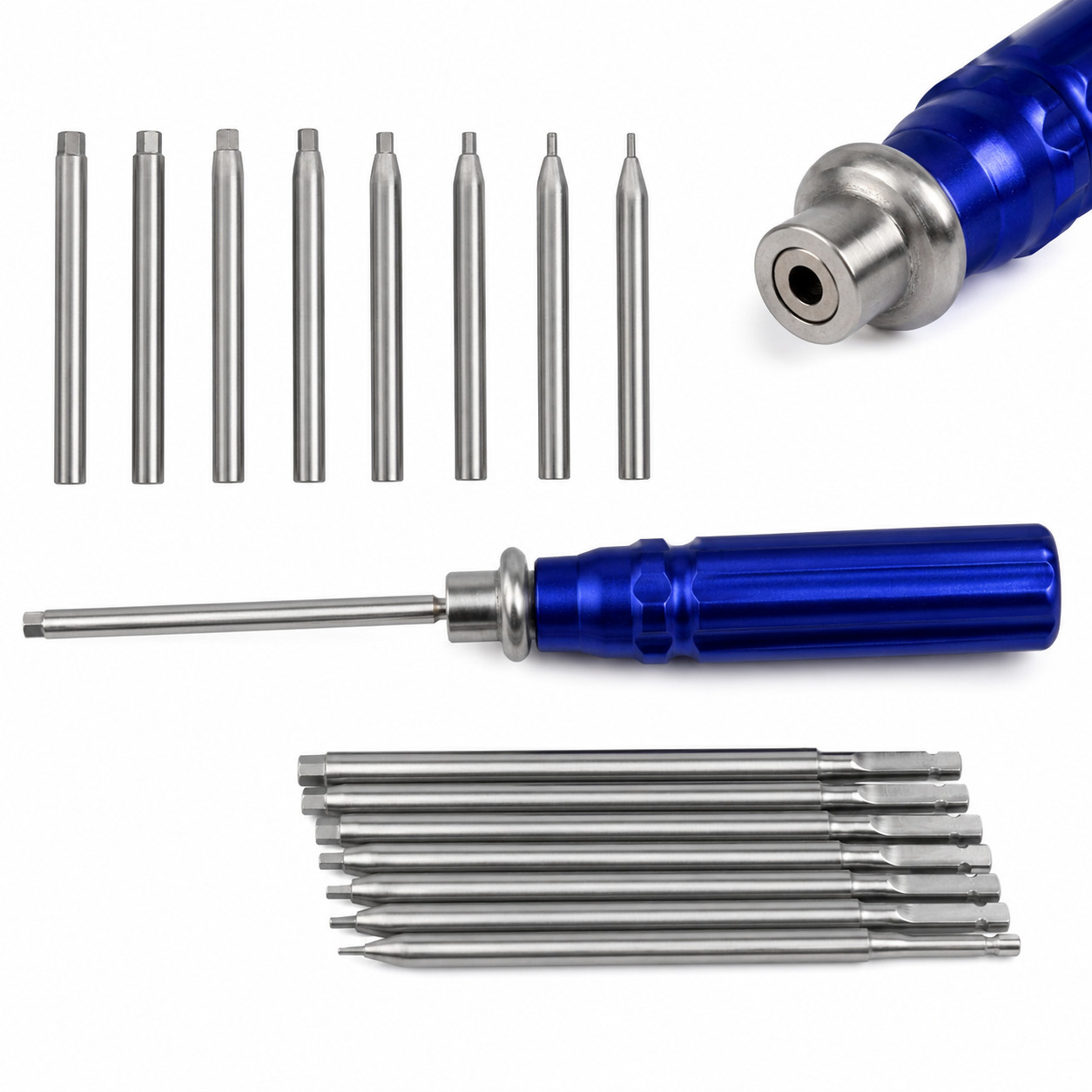 Orthopedic Bone Screwdriver Set With Quick Coupling Handle Surgical Instruments