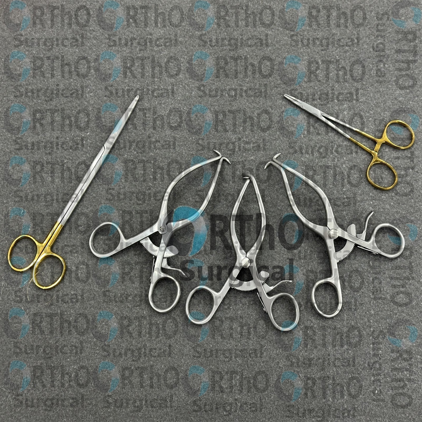 Gelpi Retractors Sharp, Scissor, Forceps set pcs5 Orthopedic Instruments