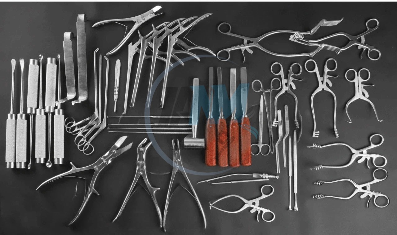 Spine Laminectomy Set 45 Pcs Complete Orthopedic Surgical Instruments set
