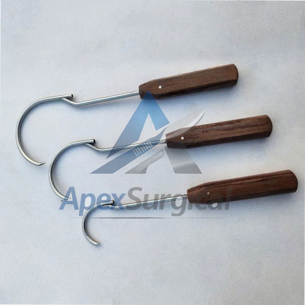 Wire Passer Small Medium Large Fiber Handle Set of 3 Pcs Orthopedic Instruments