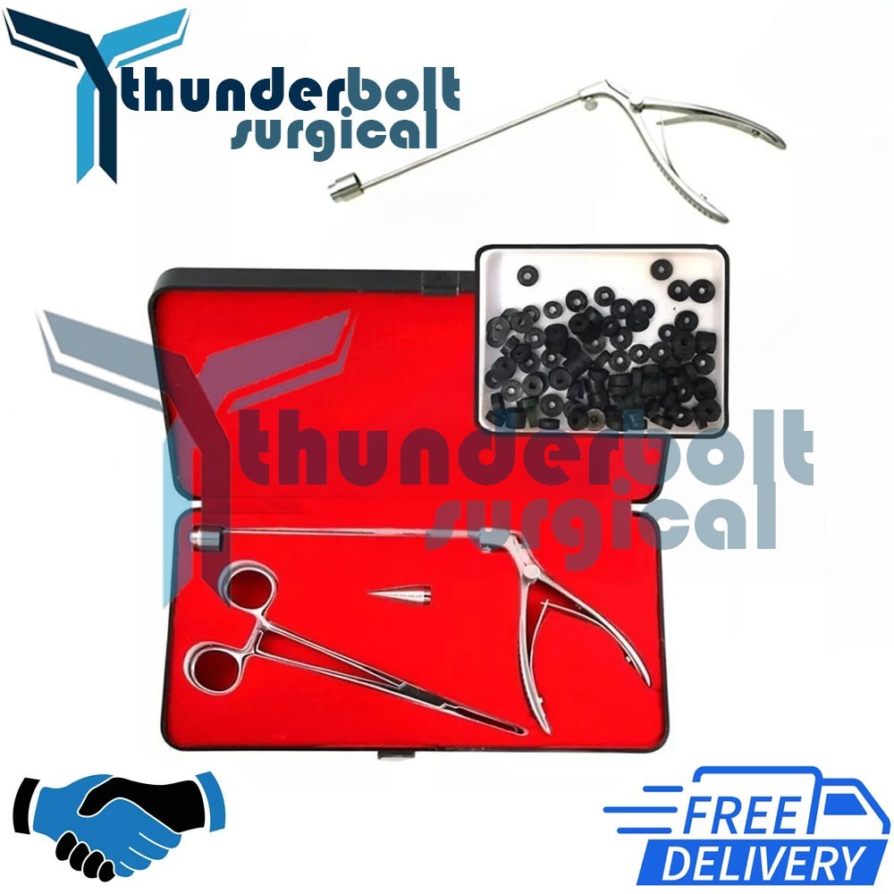 Hemorrhoid Suction Ligator With 100 bands High Quality Surgical Instrument kit