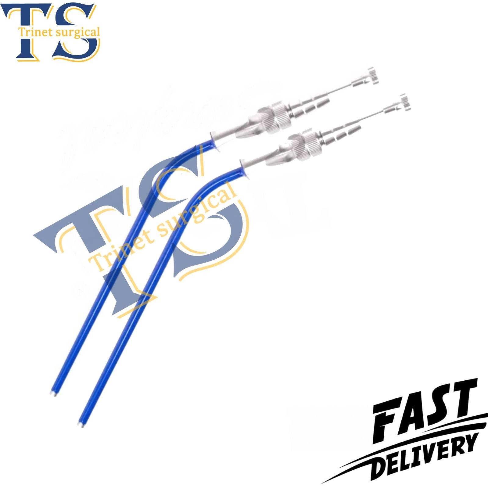 Frazier Suction Tube 6Fr 18cm Insulated Atraumatic Surgical Instrument Reusable
