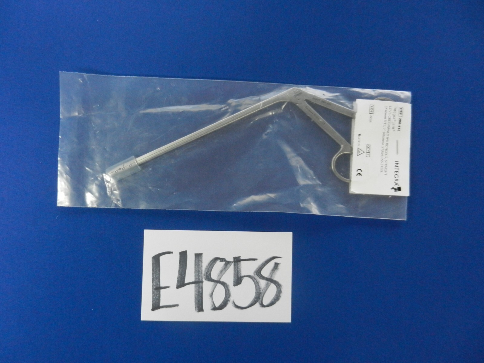 E4858 ***NEW*** Jarit 280-415 Love Gruenwald 3.0mm x 10mm Straight Rongeur 7″