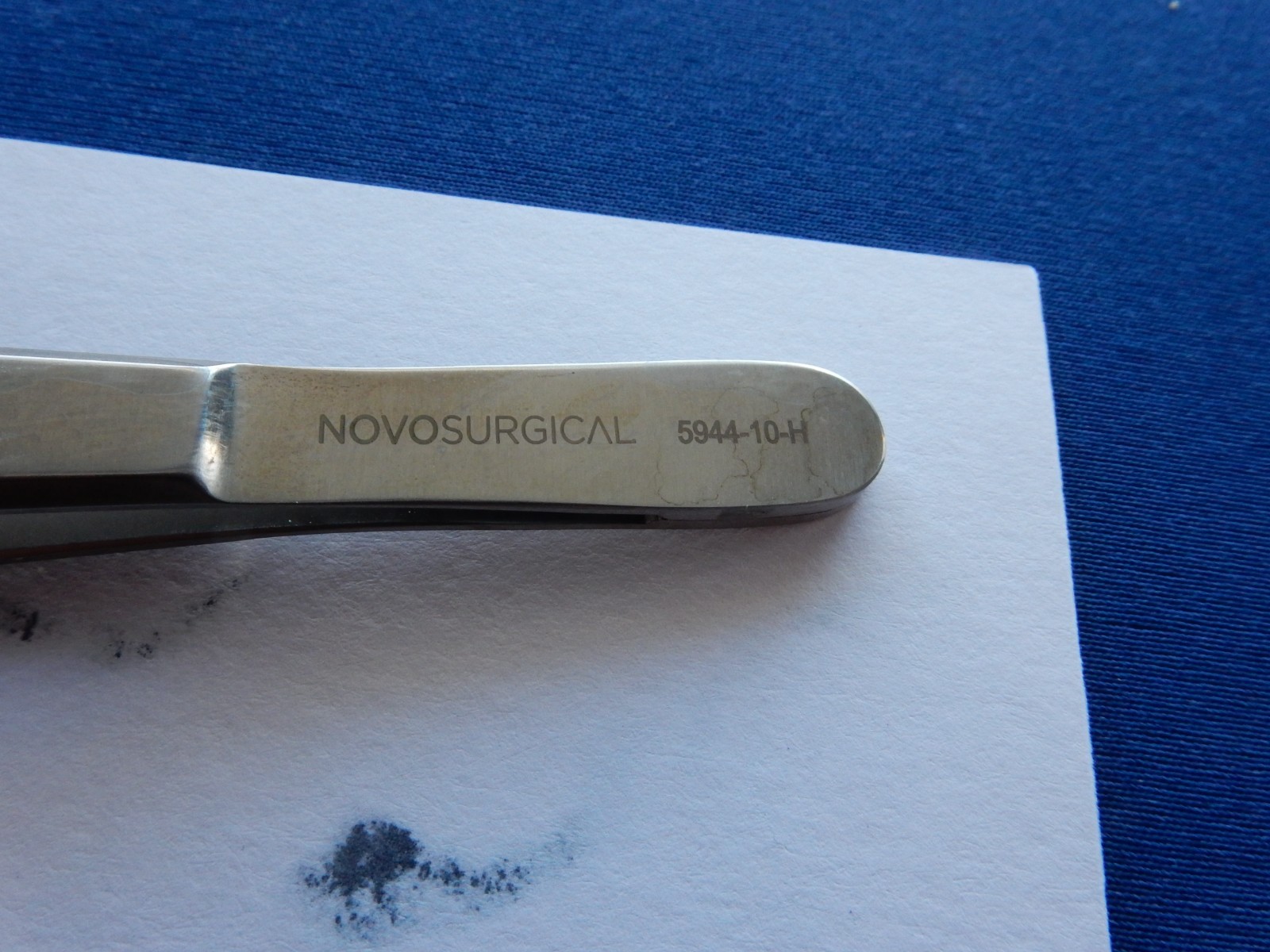 Novosurgical 5944-10-H Adson Hypophyseal Bayonet Forceps 6mm Cup 9″