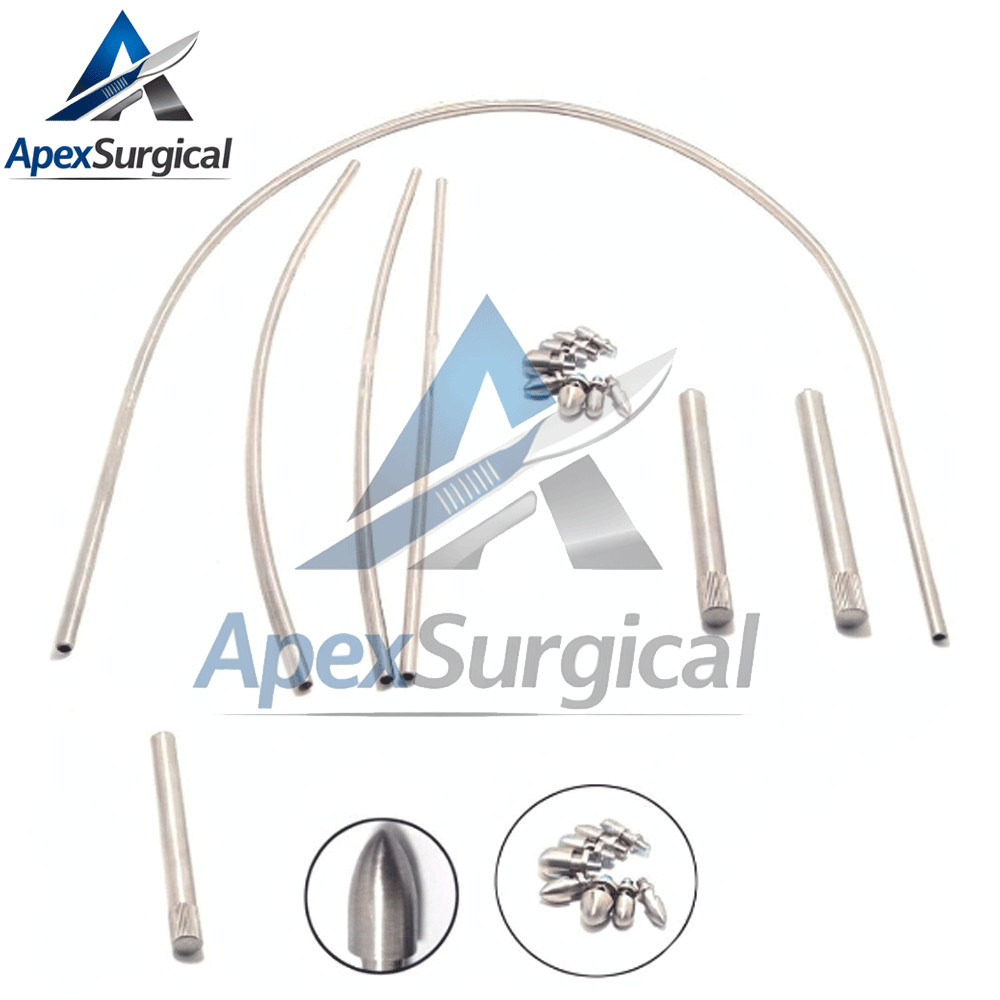 Vascular Set Fistula Tunneler Set of 11 PCs Surgical Instruments