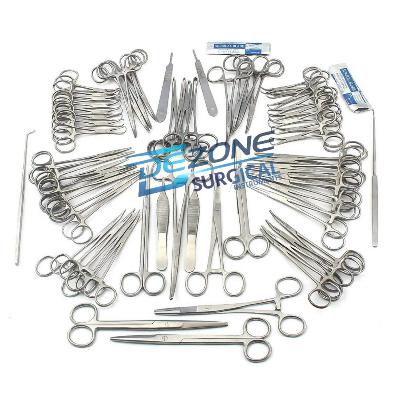 126 Pcs Canine+Feline Spay Pack Veterinary Surgical Instruments DS-1084