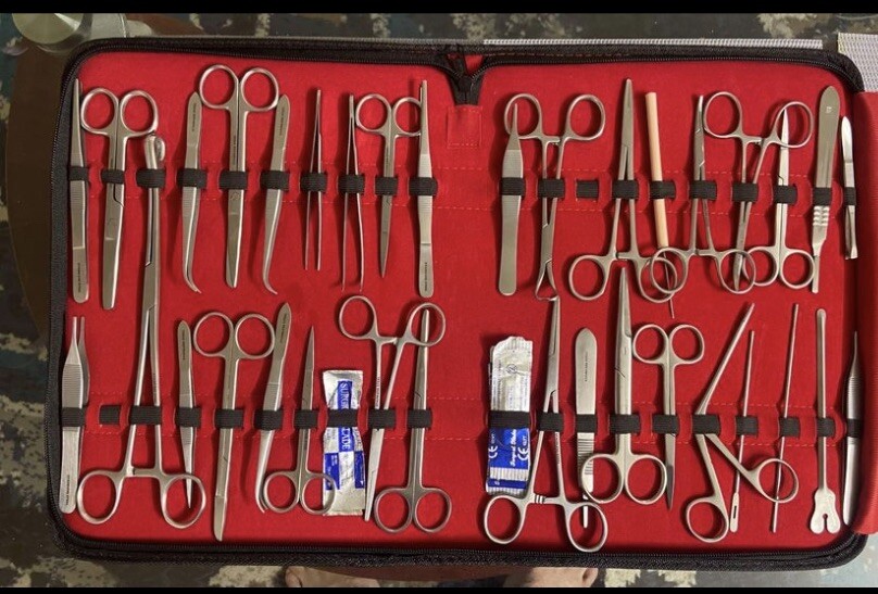 NEW PREMIUM MINOR SURGERY SUTURE SET SURGICAL INSTRUMENTS KIT-ALL IN ONE