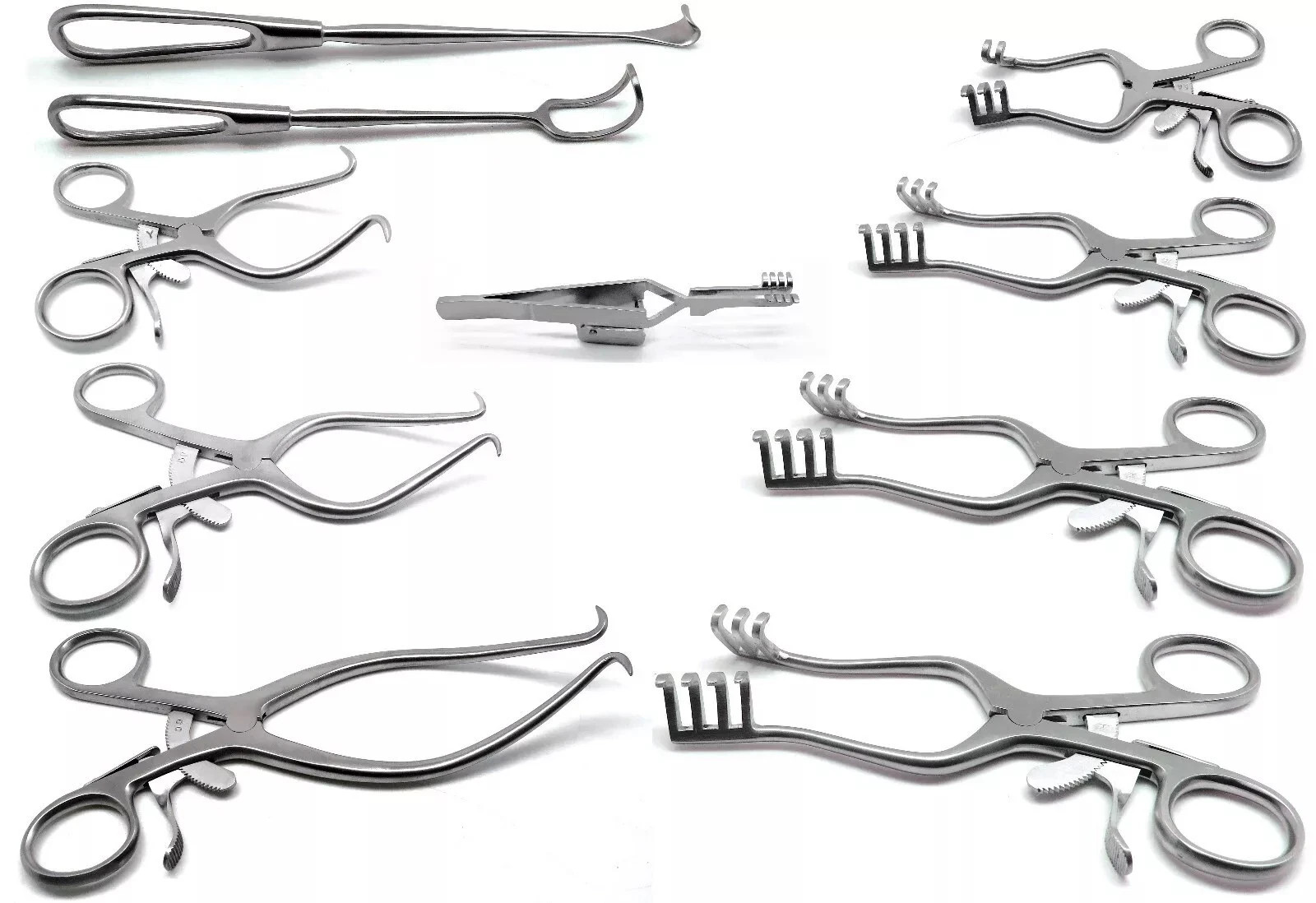 Surgical Veterinary Retractors Weitlaner Gelpi Premium Instruments Set of 10