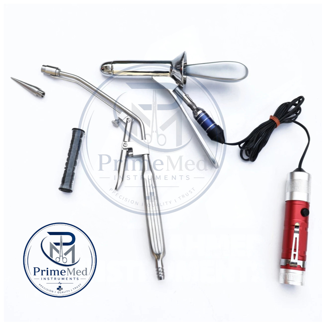 Hemorrhoid Suction Ligator with Proctoscope Anoscope Surgical Instruments