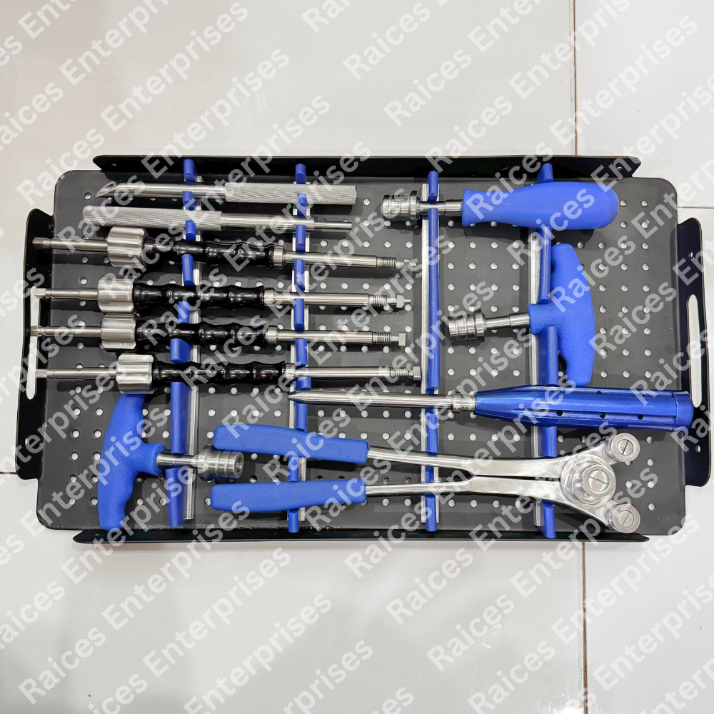 Pedicle Screw Instruments Set , For 4.5 5.0 5.5 6.5mm Screws, Spine Instruments