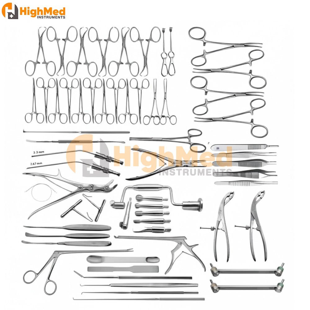Set Of 151 PCS of NeuroSurgery Instruments German Stainless Steel Surgical