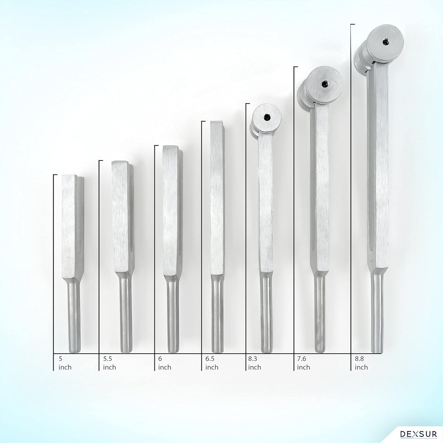 Tuning Fork Set of 7 For Healing Therapy Medical surgical diagnostic instruments