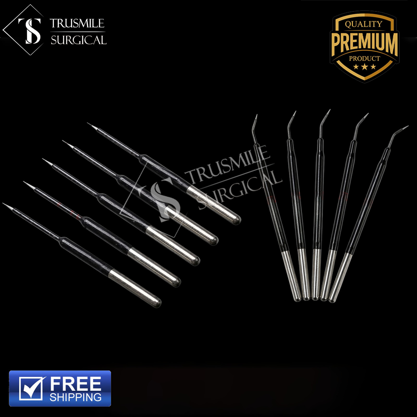 Ellman Reusable STR,CRV Needle Electrode Electrocautery Tip NonStick Tungsten