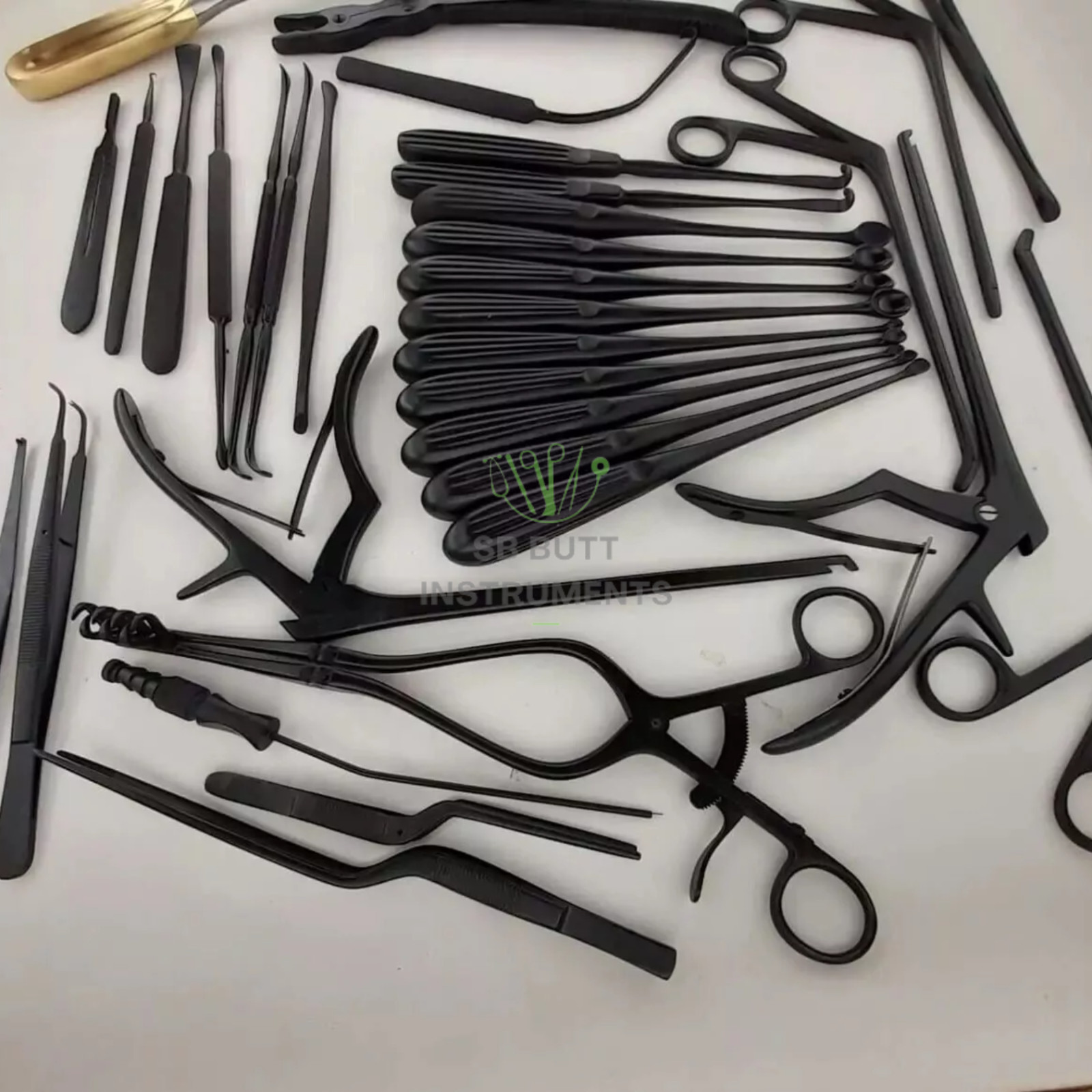 Laminectomy Set 35 Pcs Black Coated Surgical Orthopedic Surgical Instruments