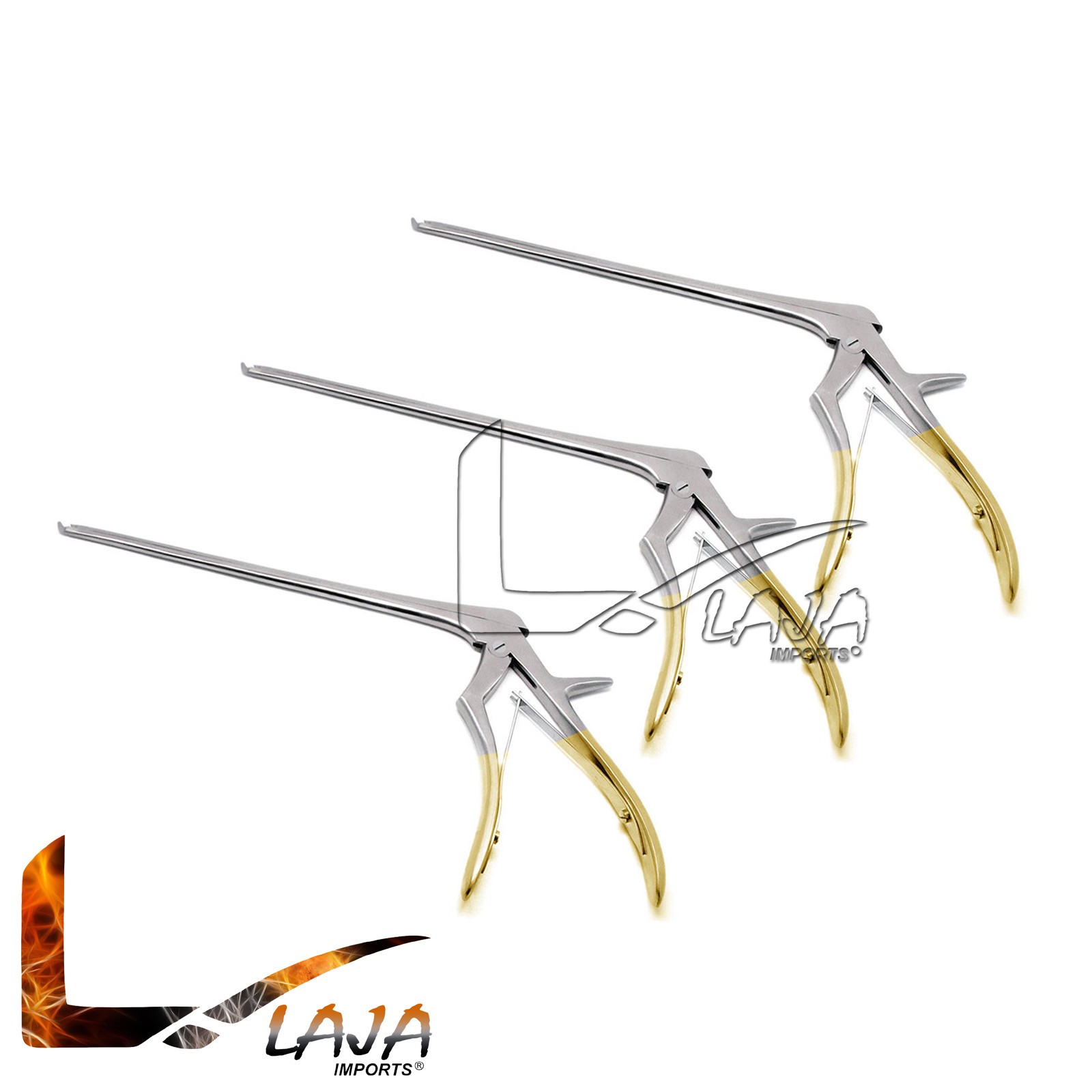 3 Pcs Set KERRISON Rongeurs 7″ 1mm, 2mm, 3mm up 45 Degree Surgical Instruments