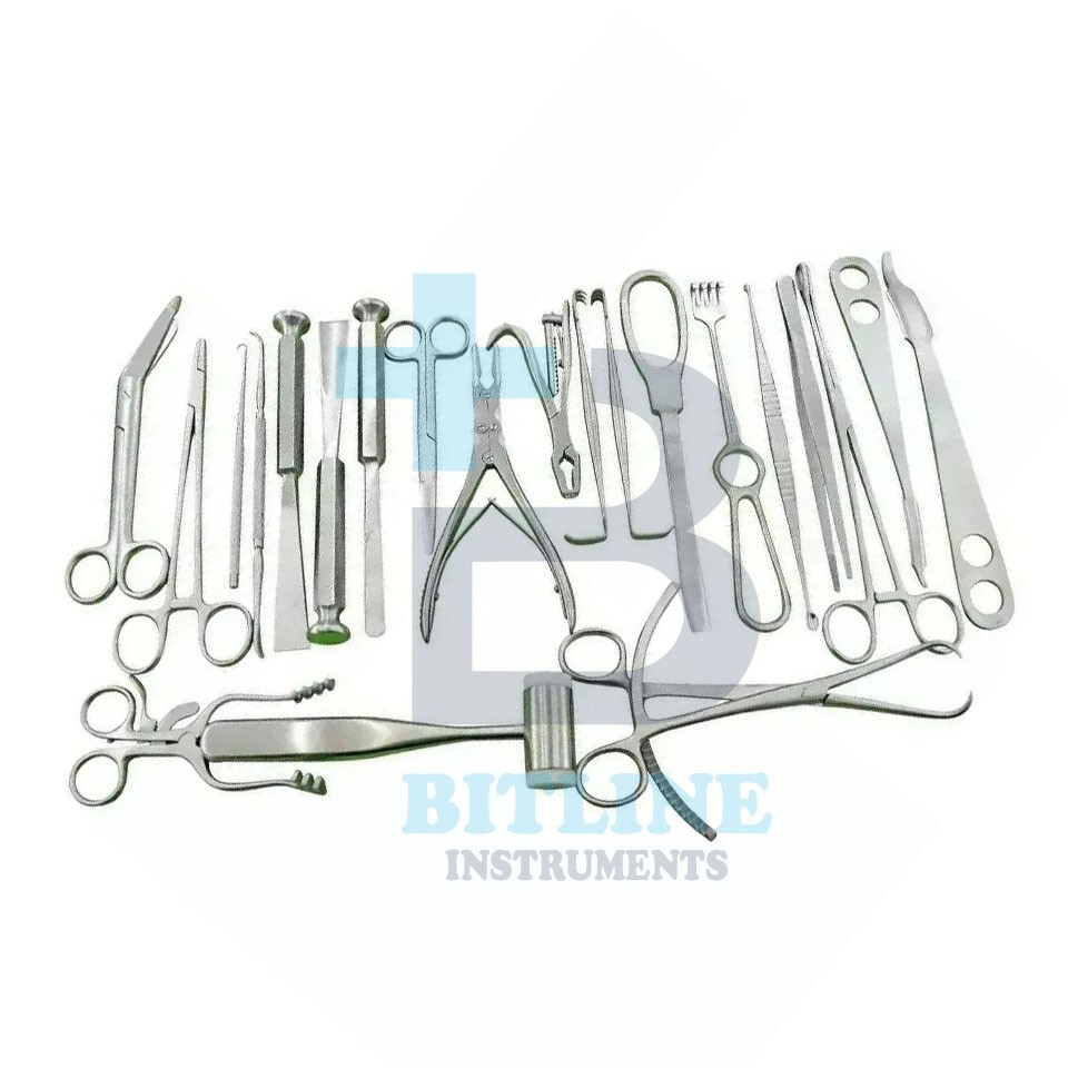 Basic Major Orthopedic Set of 22 pcs Stainless Steel Surgical Instruments