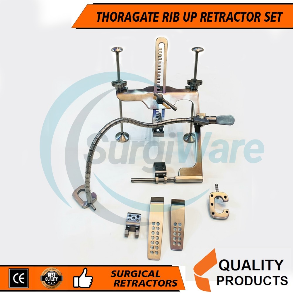 ThoraGate Rib Up Retractor for MIDCAB Cardiac Surgery MICS Instruments